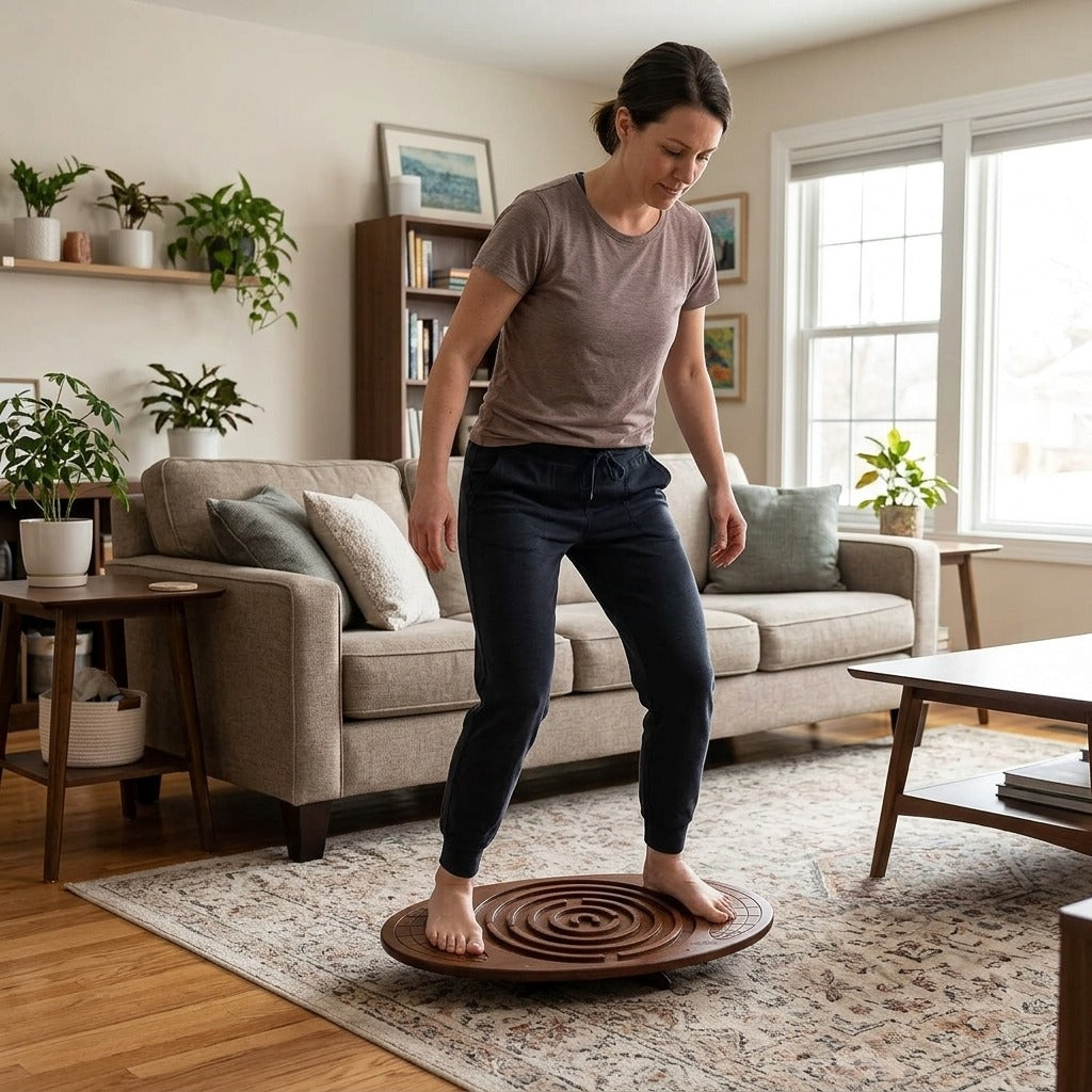 Balance Board with Maze Game - at home