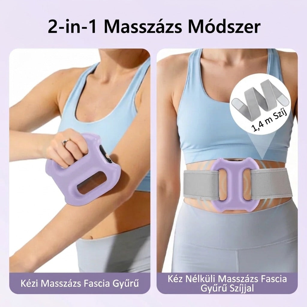 Elemes vibrációs fascia masszázsgyűrű