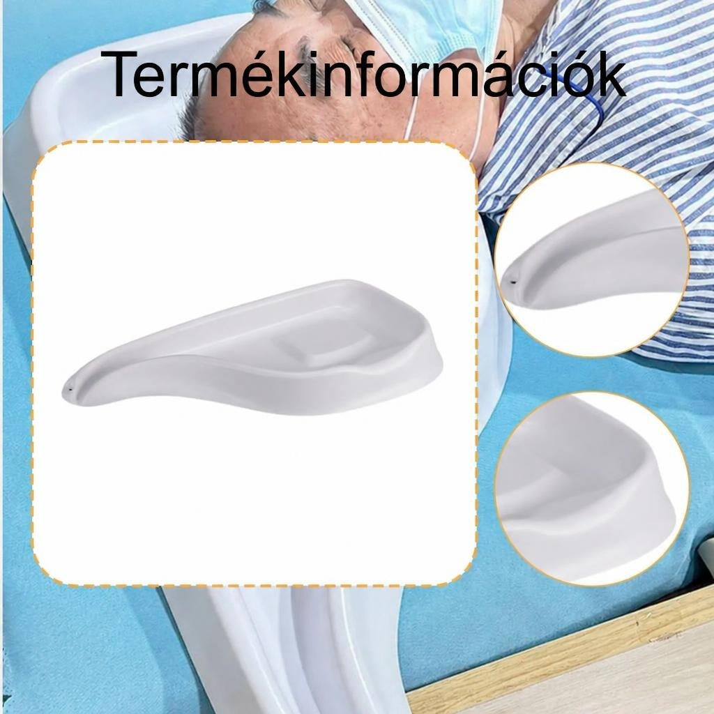 Ágy melletti hajmosó tál otthoni ápoláshoz