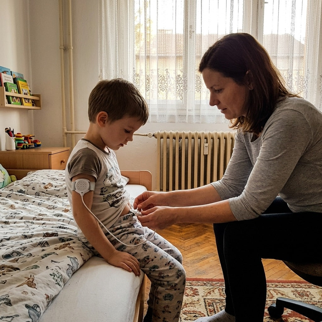 Bevizelésjelző hanggal és rezgéssel - otthon