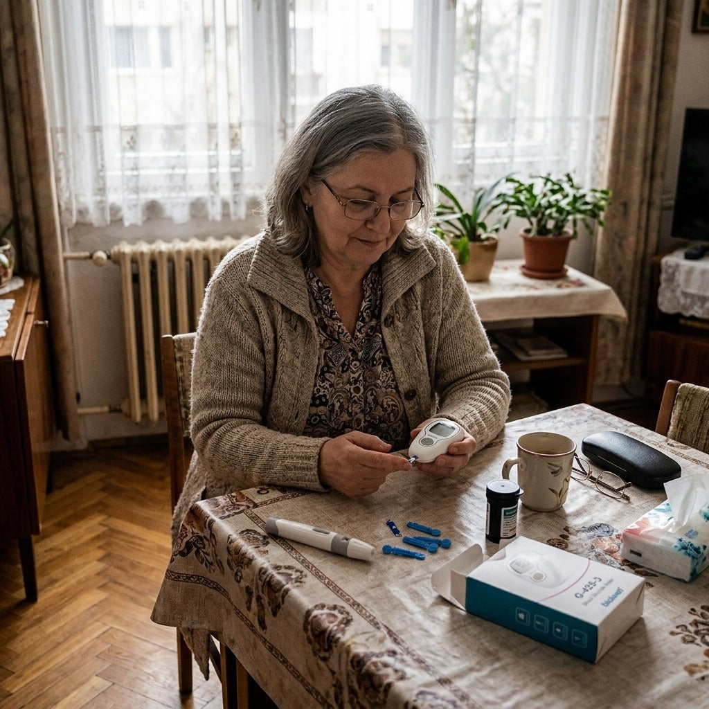 Vércukormérő készlet tesztcsíkokkal és lándzsákkal - a mindennapokban