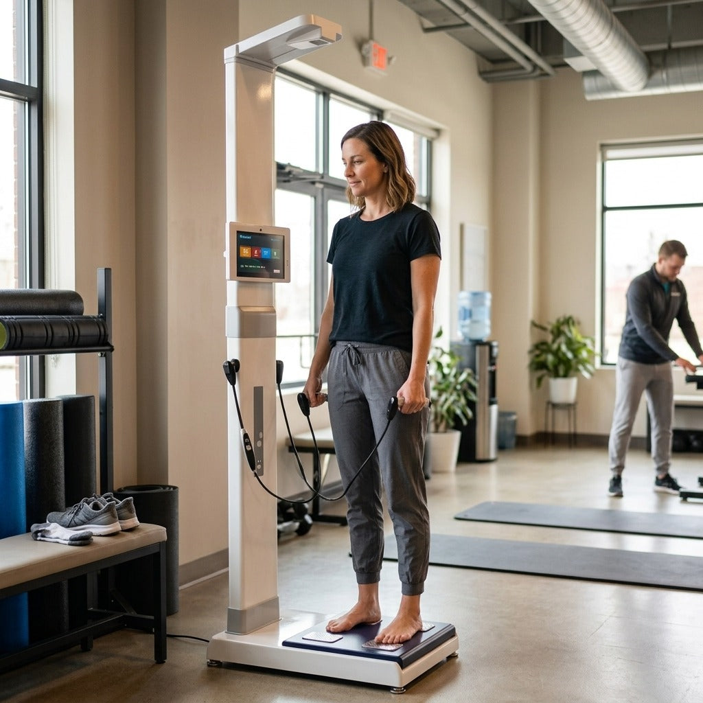 Body Composition Scale with LCD Touch Screen - in everyday life