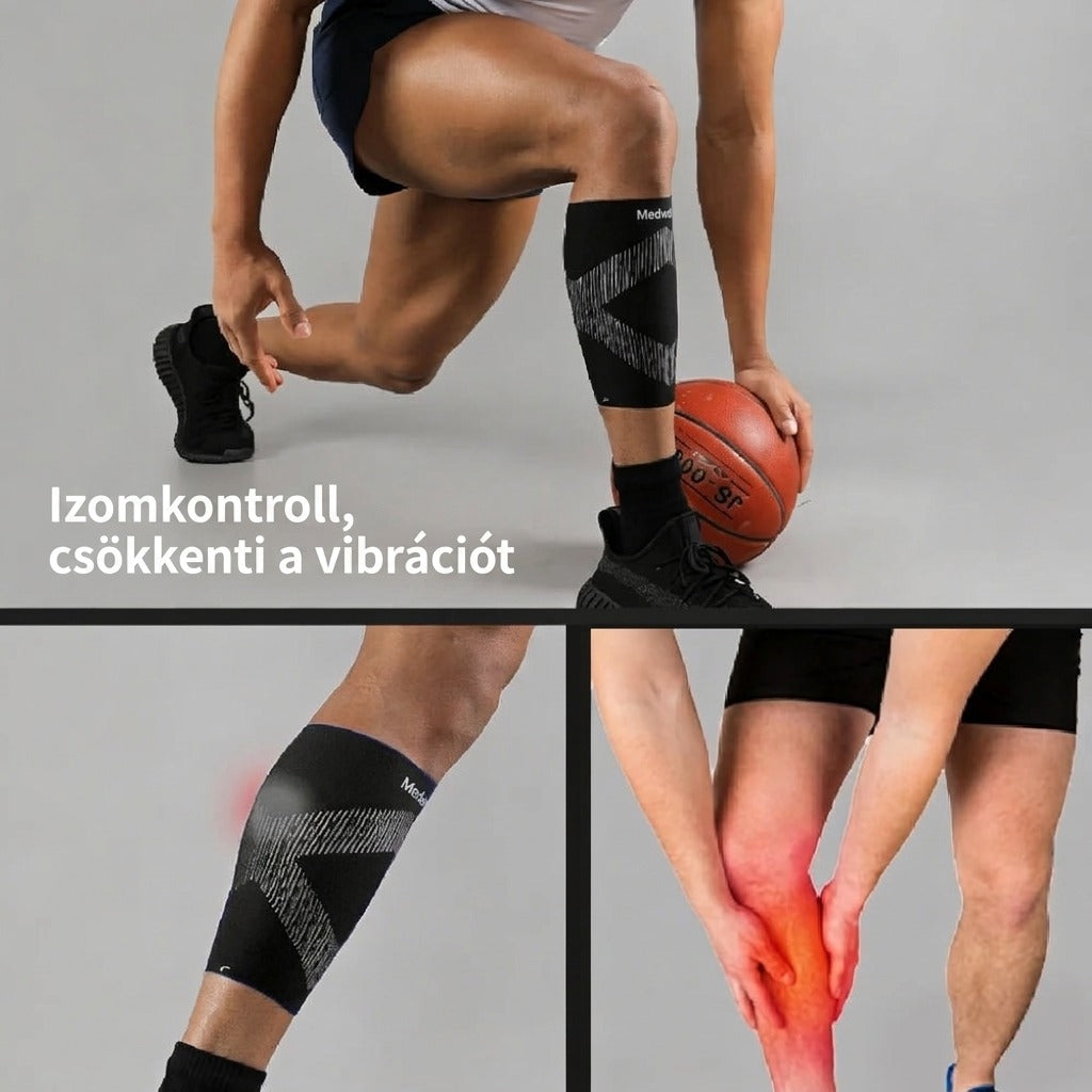 Légáteresztő nylon vádli kompressziós szár