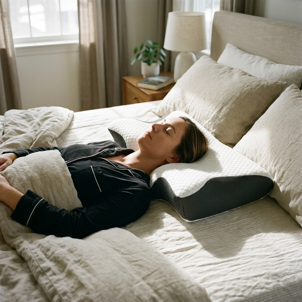 Butterfly Memory Foam Neck Pillow - at home