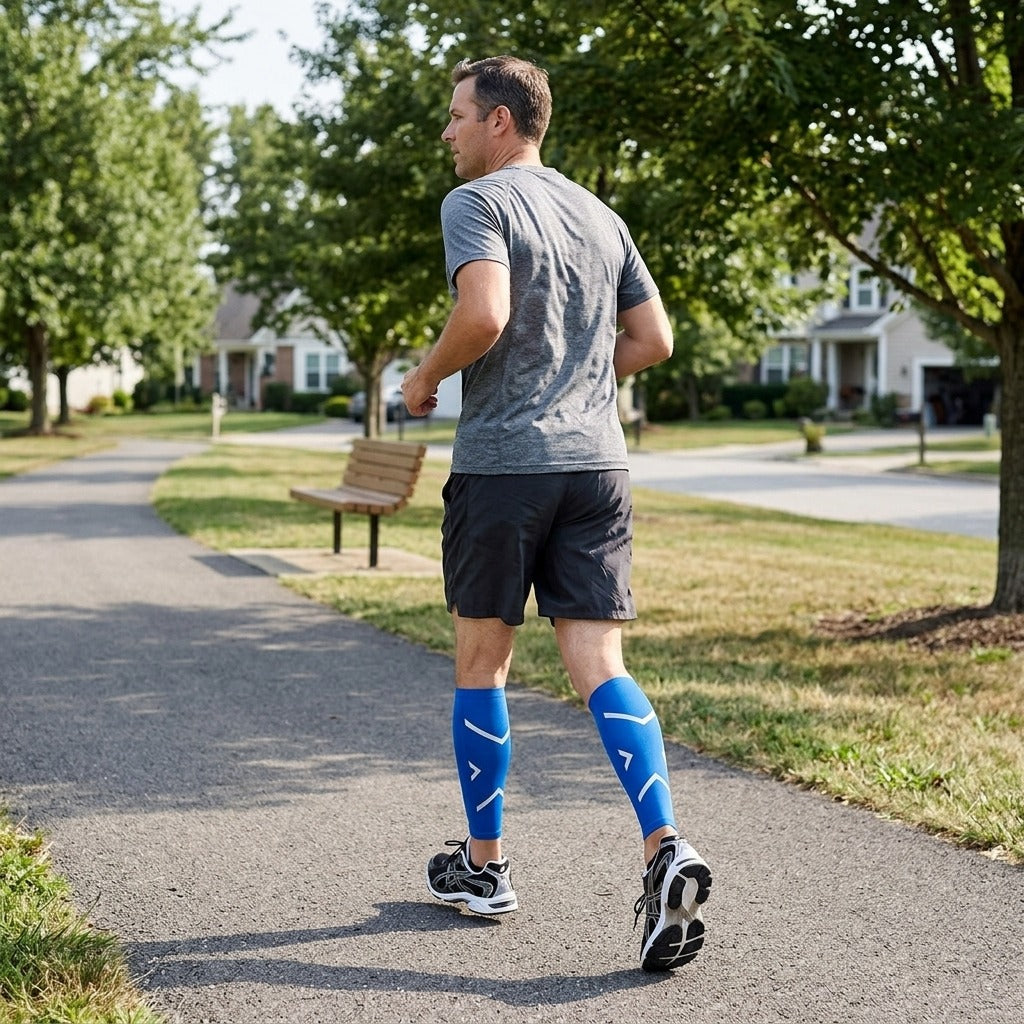 Calf Compression Sleeve for Active Days - in everyday life