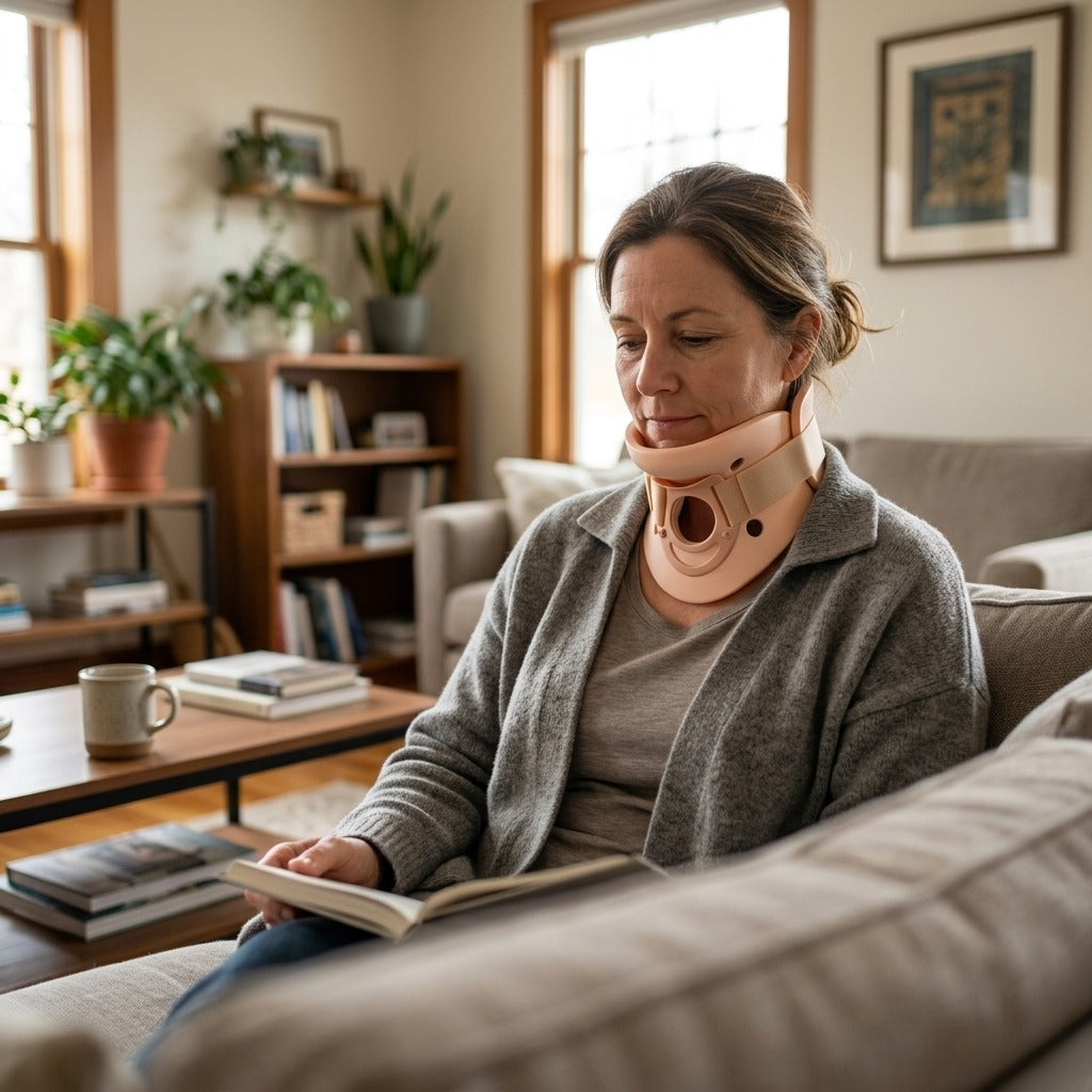 Cervical Collar Neck Brace Support - at home