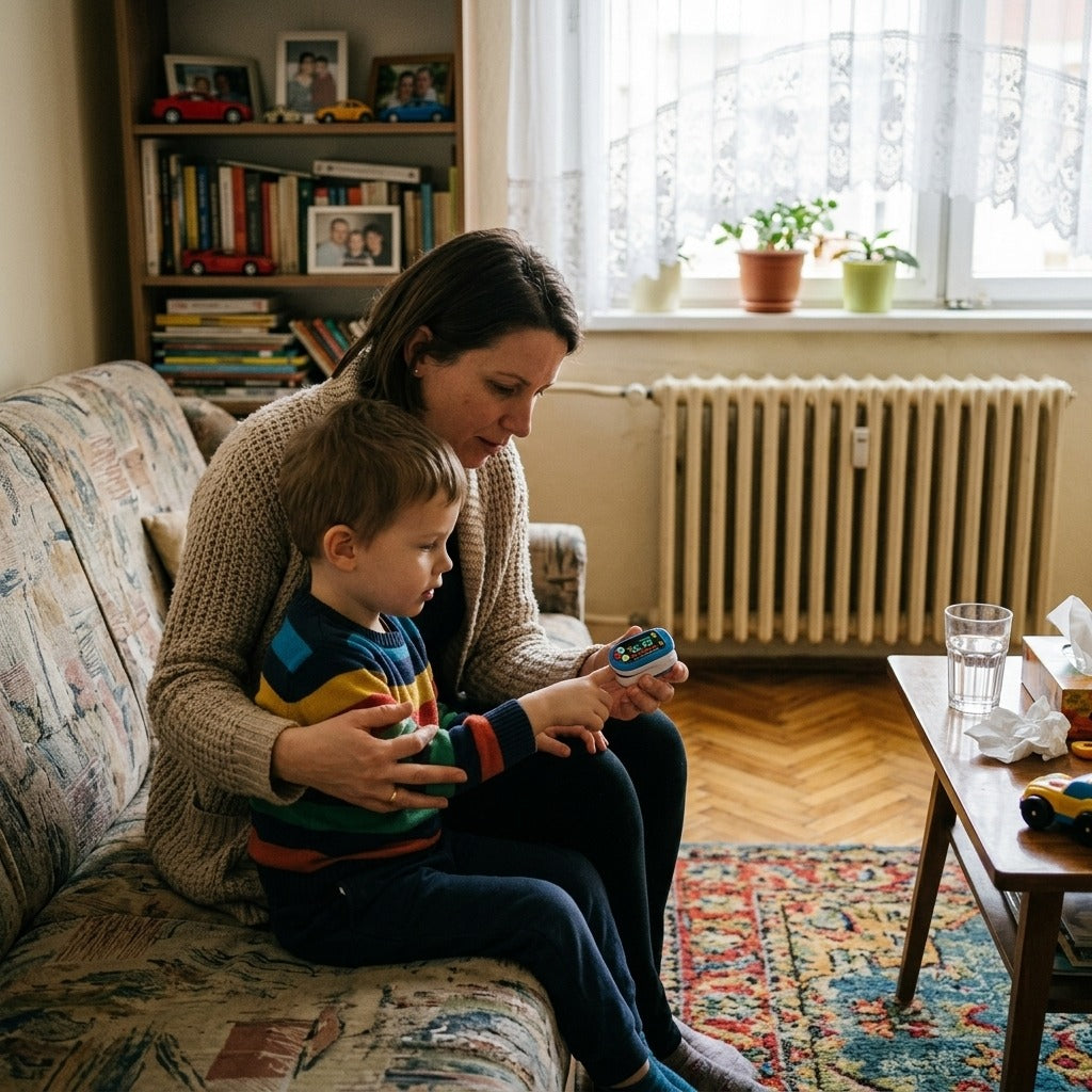 Gyermek ujjbegyes pulzoximéter - a mindennapokban
