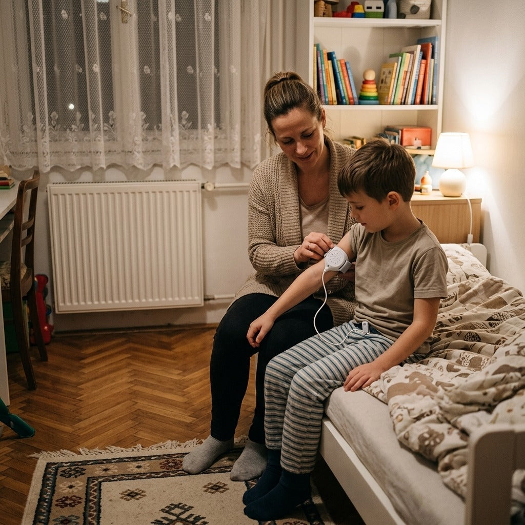 Gyermek ágybavizelés-jelző hanggal, fénnyel és rezgéssel - a mindennapokban