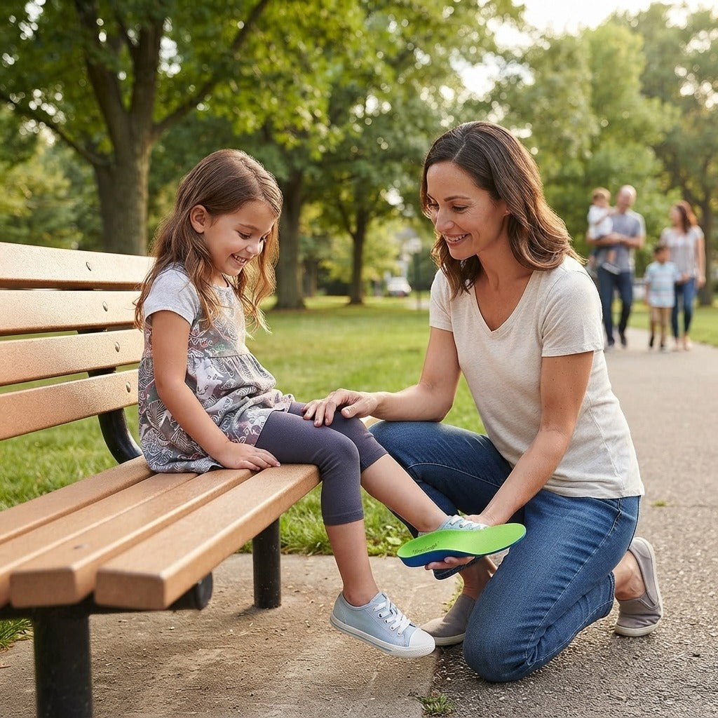 Children's Arch Support Insoles - in everyday life