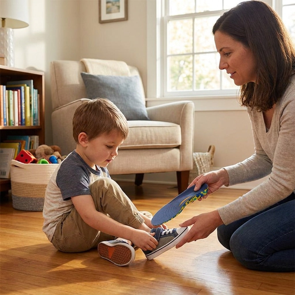 Children's Arch Support Insoles - at home