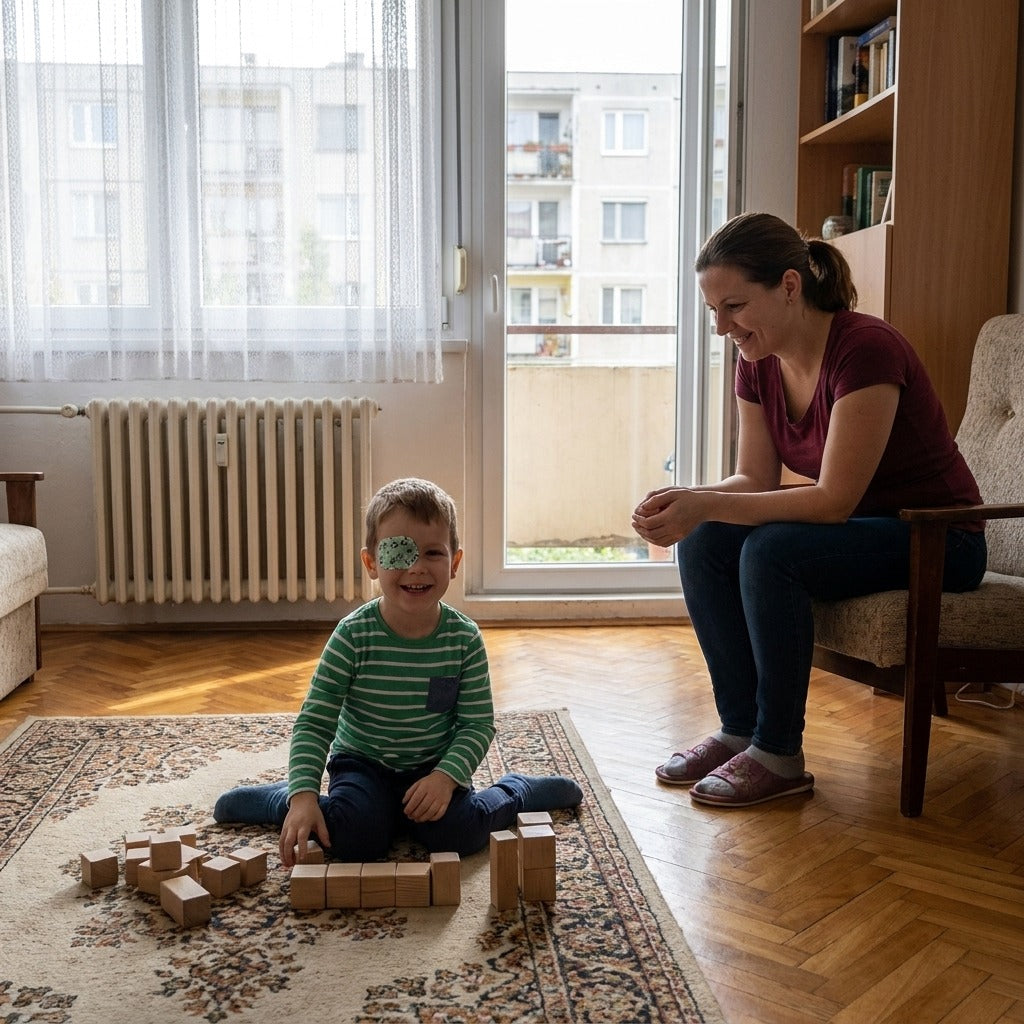 Gyermek szemfedők látásgondozáshoz - a mindennapokban