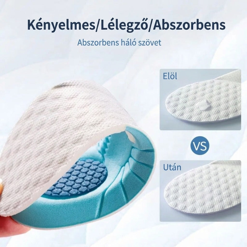Gyerek memóriahabos talpbetét boltozattámasszal