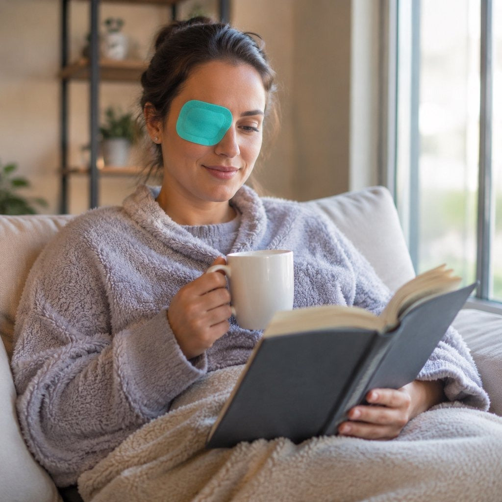Colorful Adhesive Eye Patches, 60 Count - in everyday life