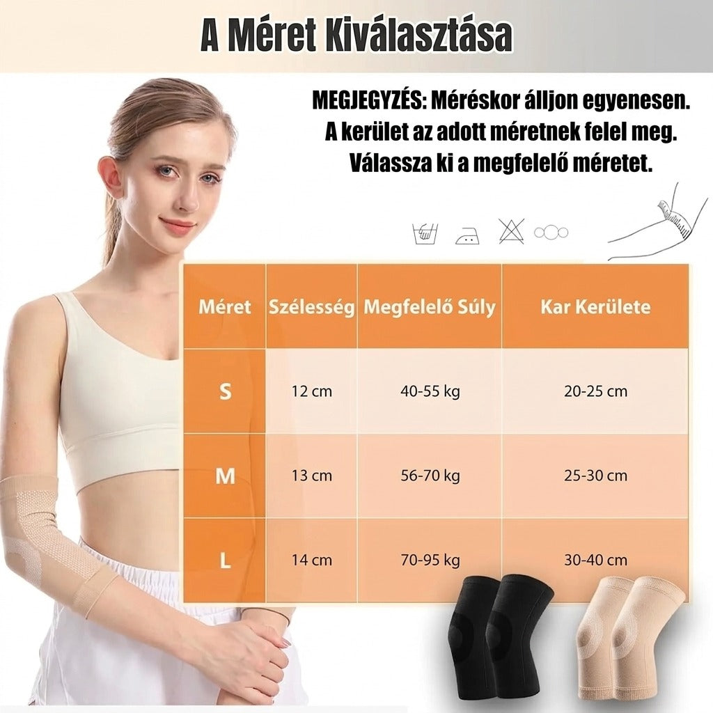 Kompressziós könyökszorító sportoláshoz