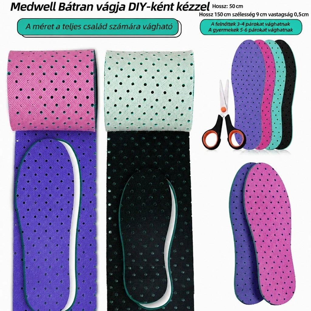 Méretezhető memóriahabos talpbetét felnőtteknek és gyerekeknek