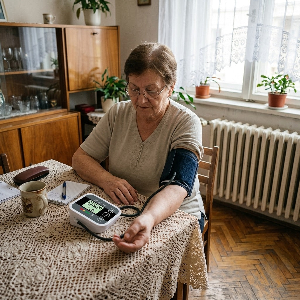 Digitális felkaros vérnyomásmérő - otthon