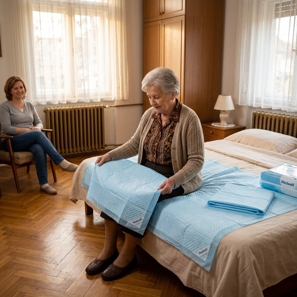 Eldobható felnőtt ágyvédő alátét - otthon