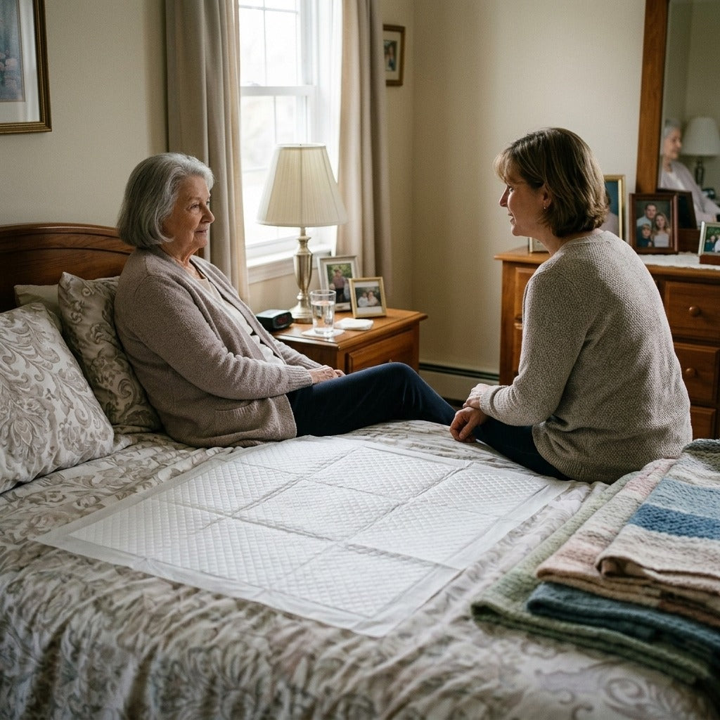 Disposable Incontinence Bed Underpad - in everyday life