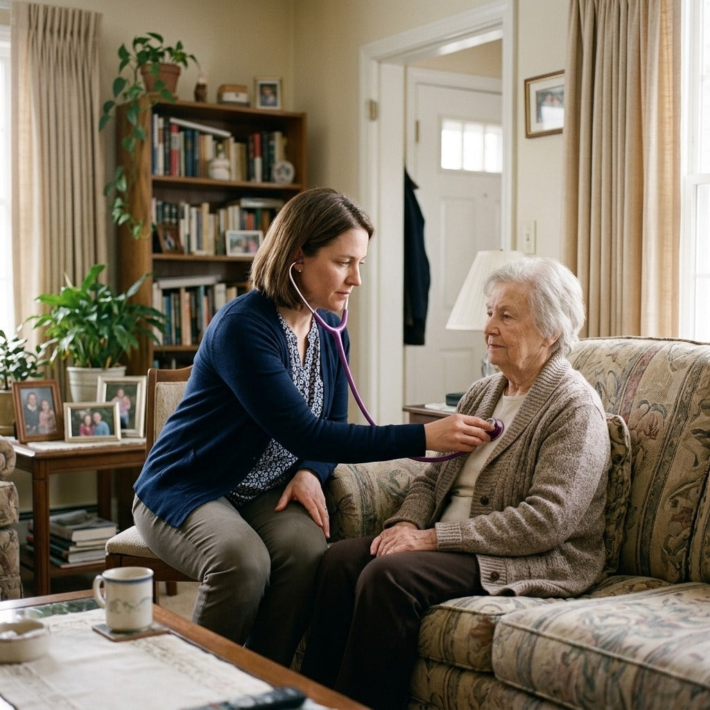 Double-Head Stethoscope - at home