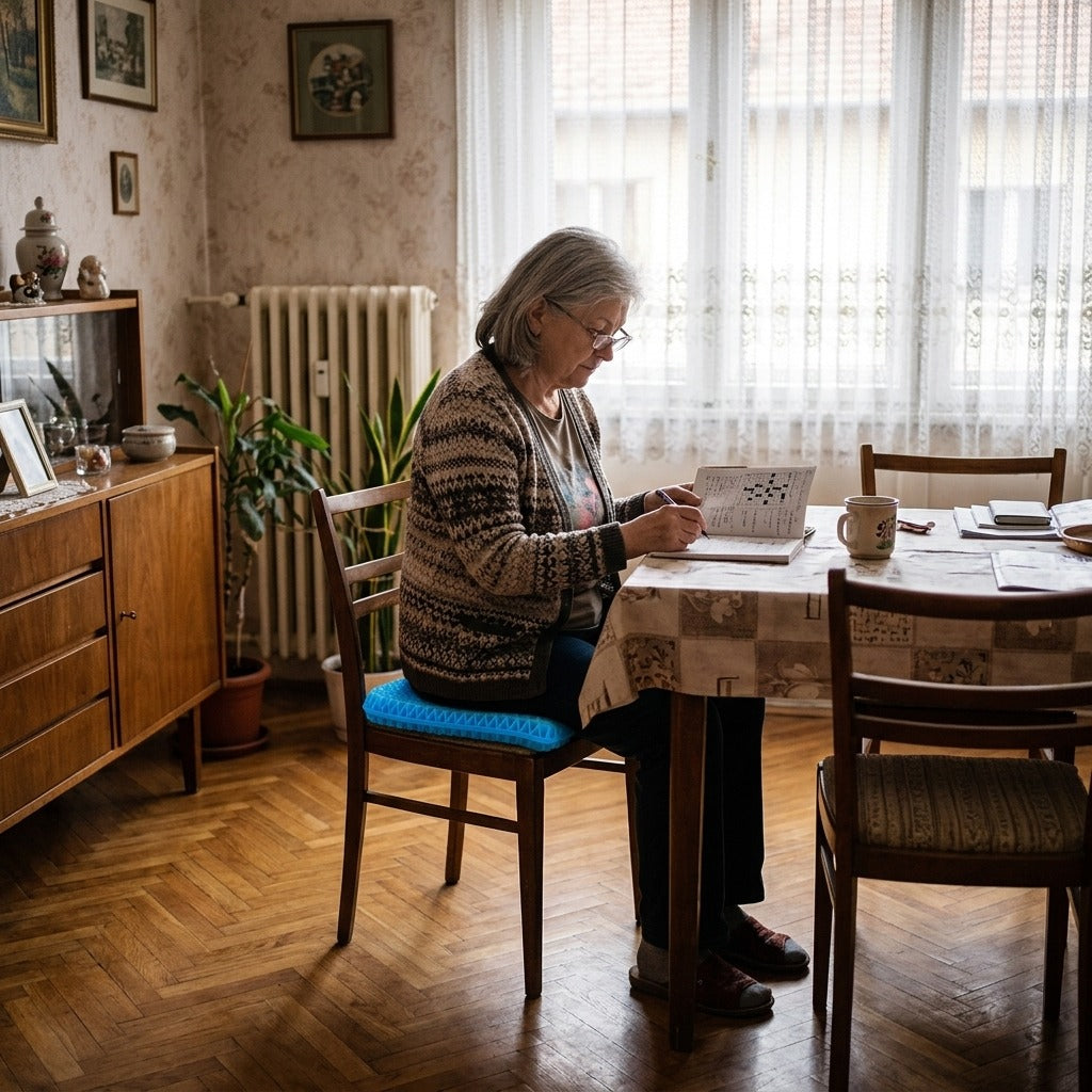 Dupla vastag gél ülőpárna - otthon