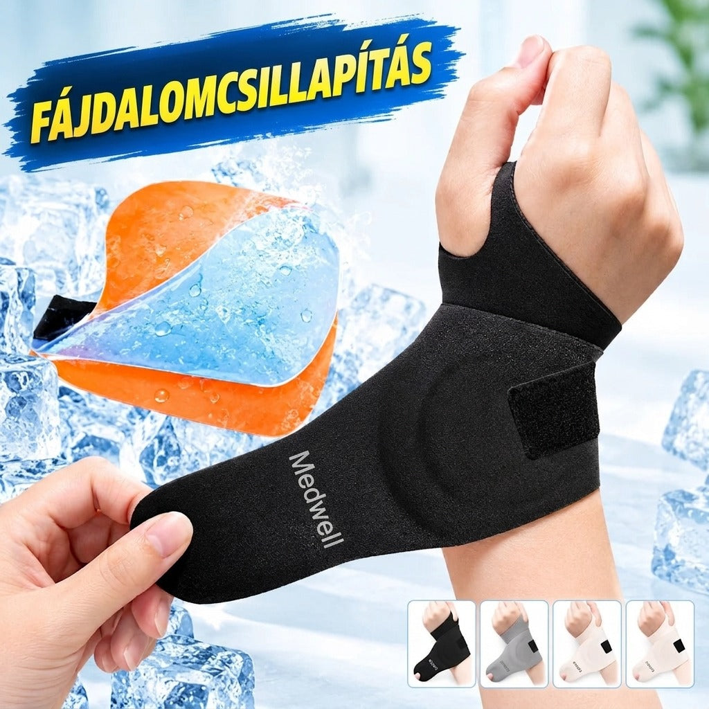 Fájdalomcsillapítás Medwell termékcímke.