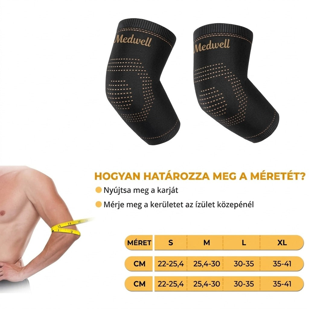 Könyökszorító pár, 2 darabos készlet