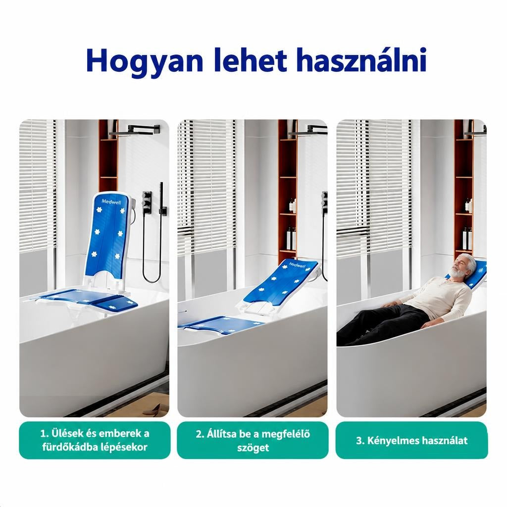Állítható magasságú elektromos fürdőkádemelő