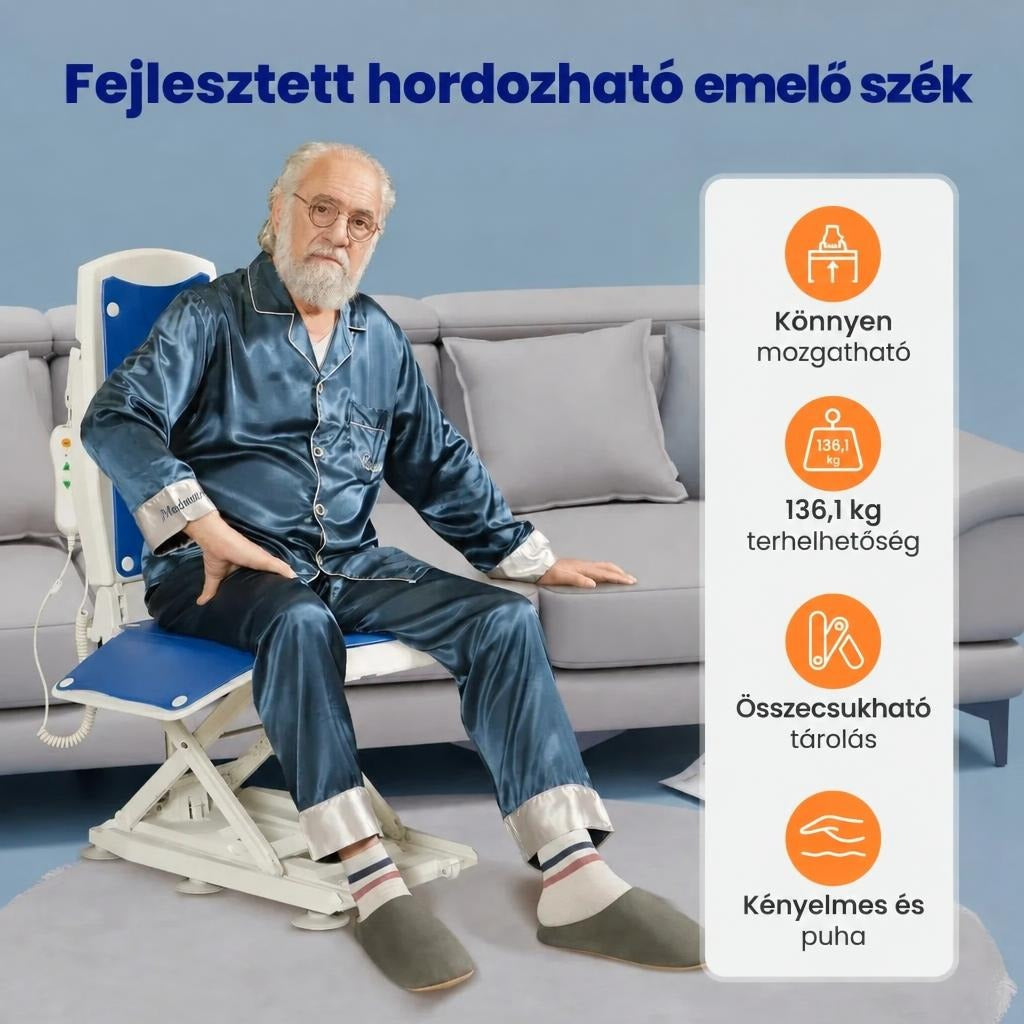 Elektromos kádemelő vészleállítóval