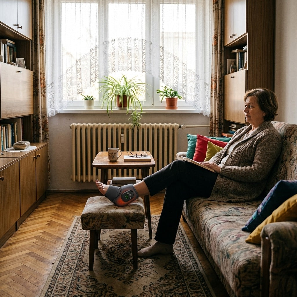 Elektromos kéz- és lábmasszírozó melegítéssel, vibrációval - otthon