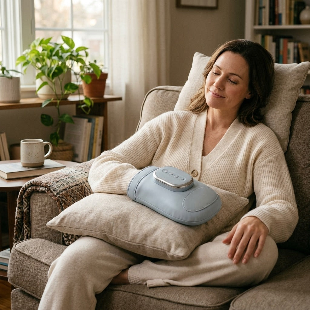 Electric Hand Massager with Airbag Compression and Vibration - in everyday life