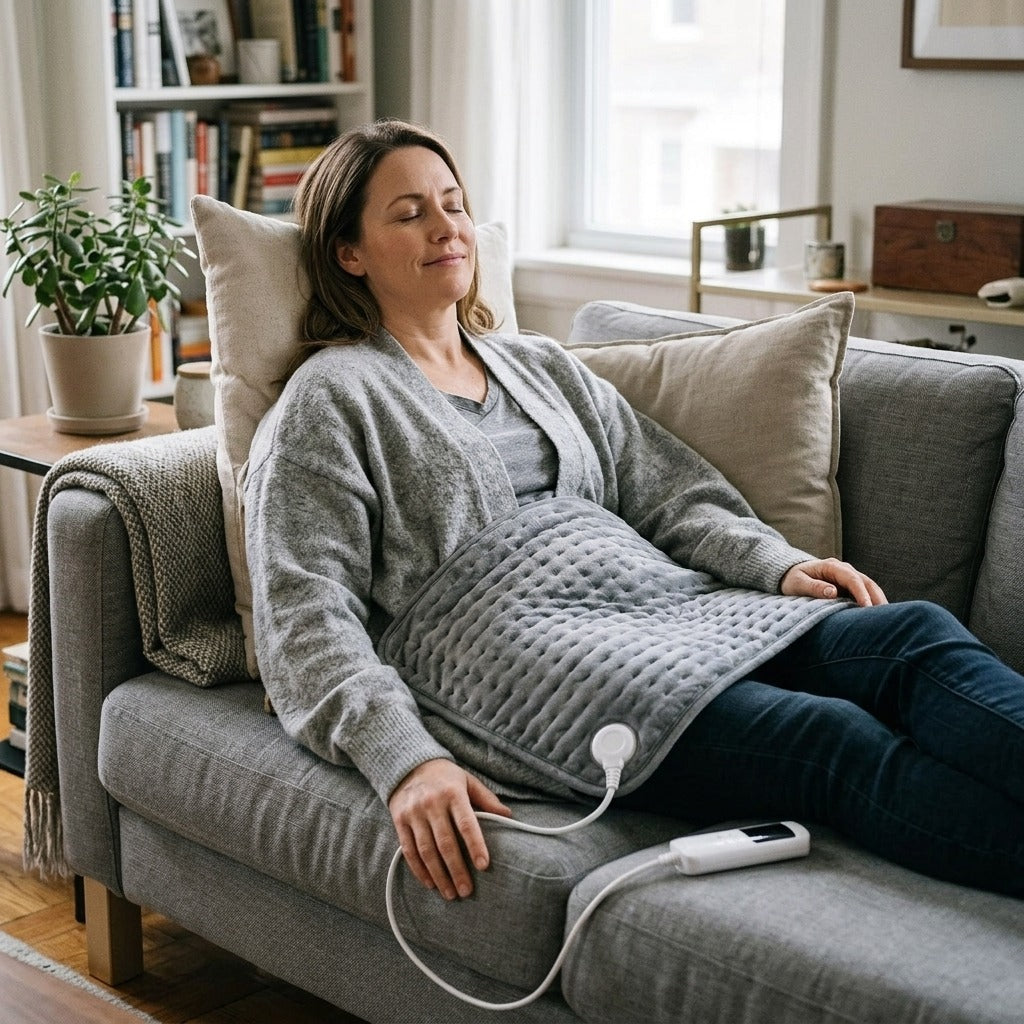 Electric Heating Pad with 9 Heat Levels - in everyday life