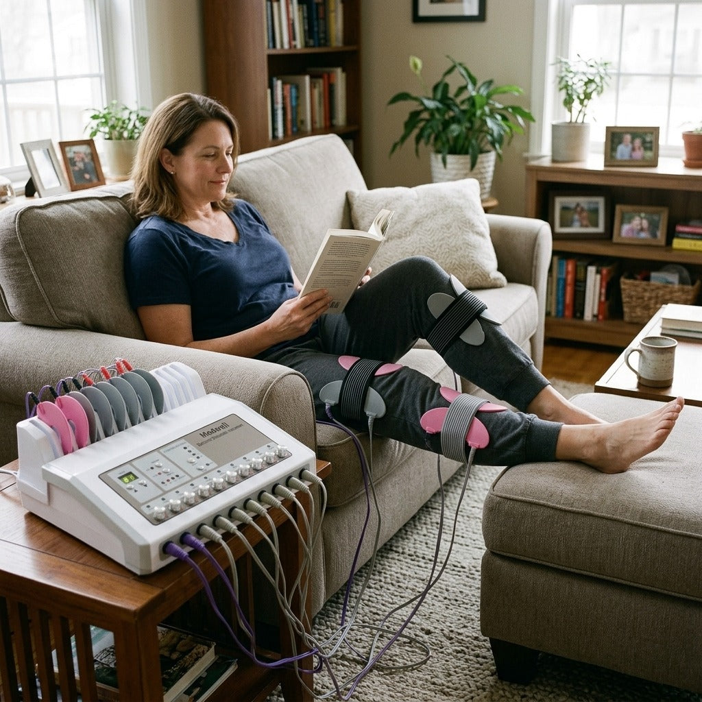 Electric Muscle Stimulator - in everyday life
