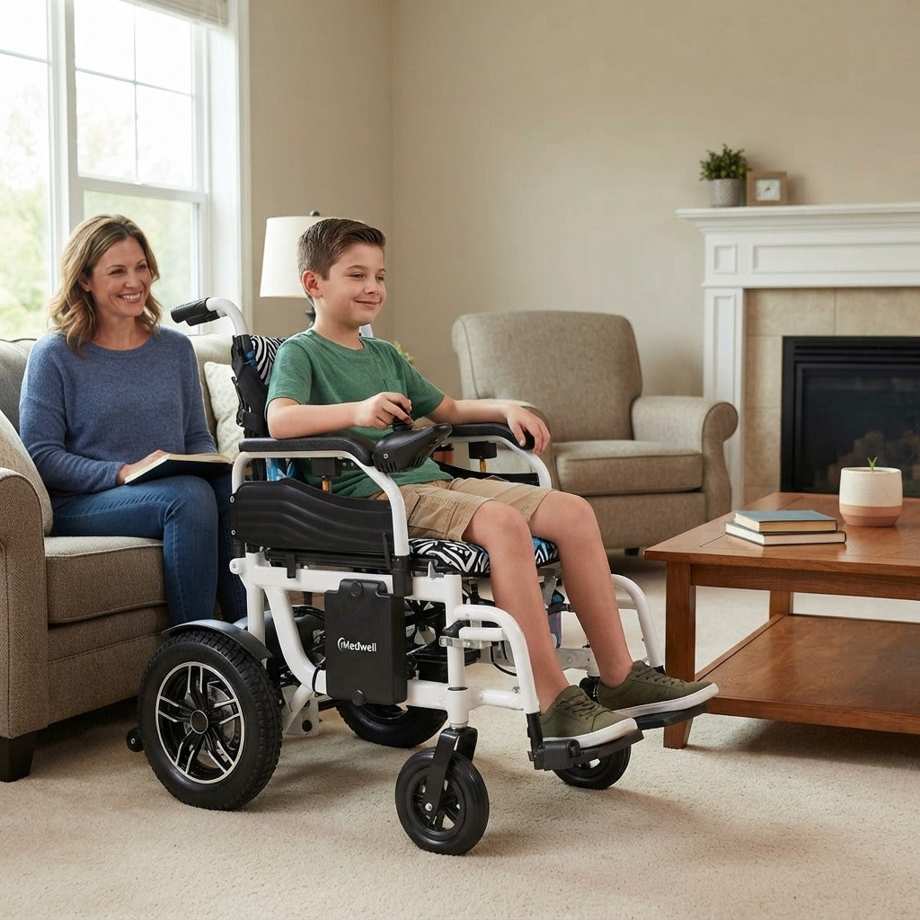 Electric Wheelchair for Home and Office Use - in everyday life