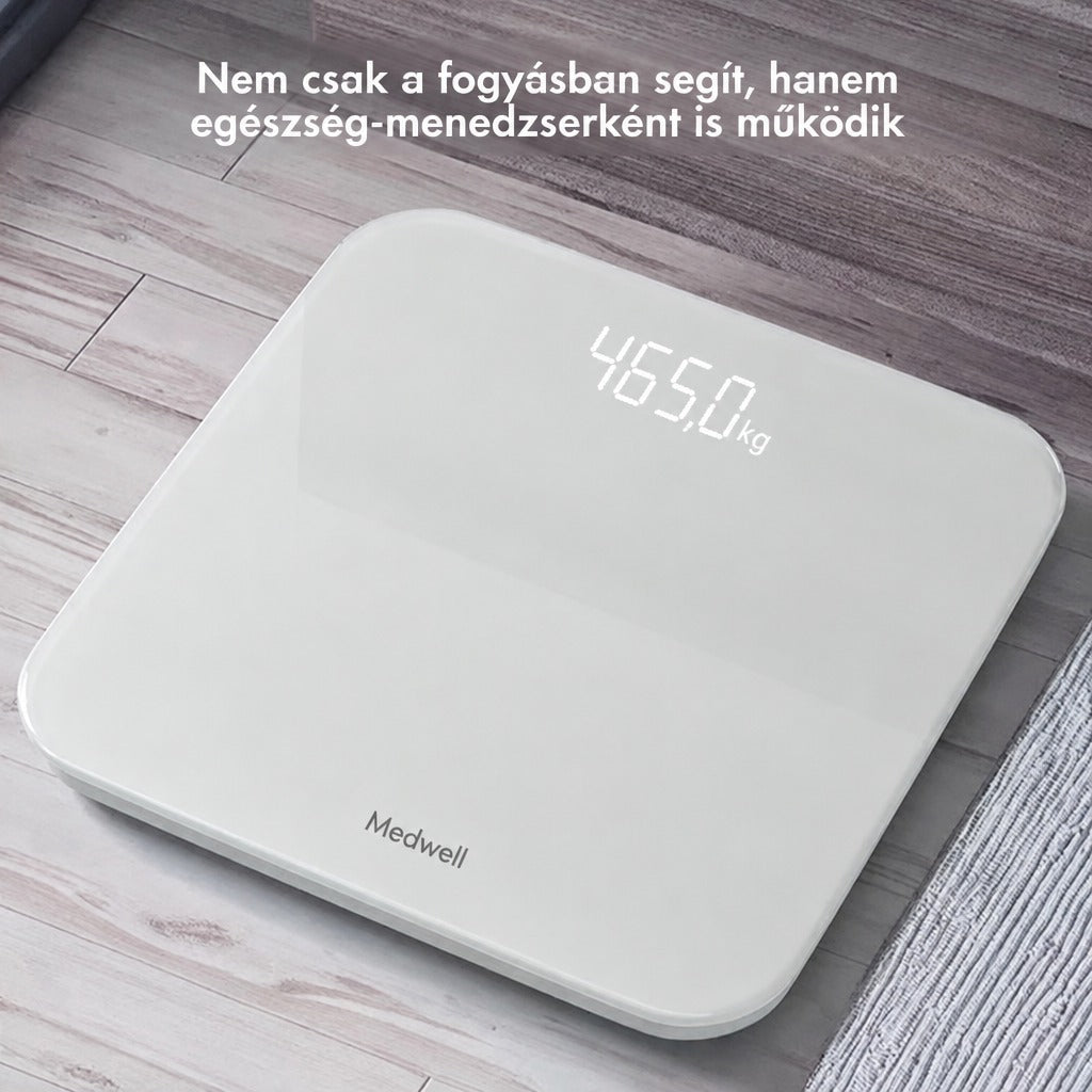 Elektronikus fürdőszobai mérleg, Type-C, 180 kg