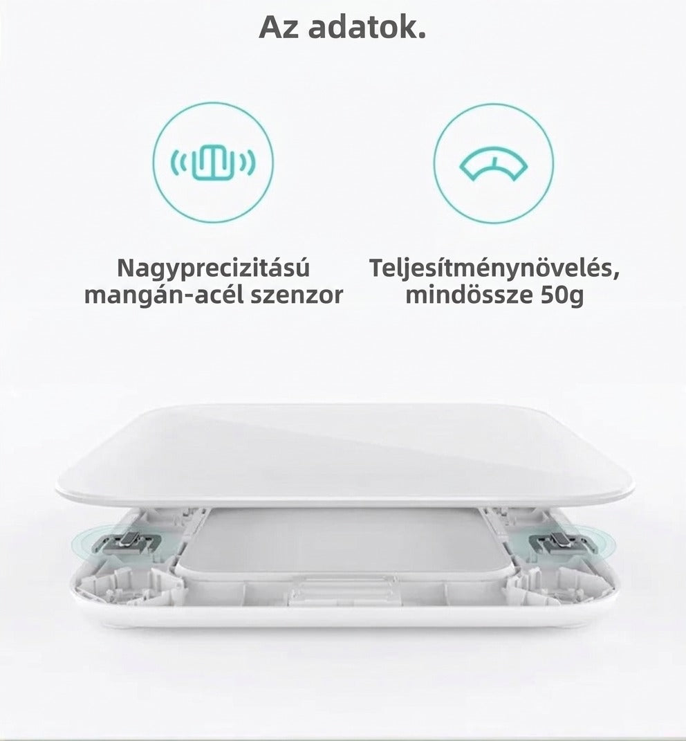 Elektronikus fürdőszobai mérleg, Type-C, 180 kg