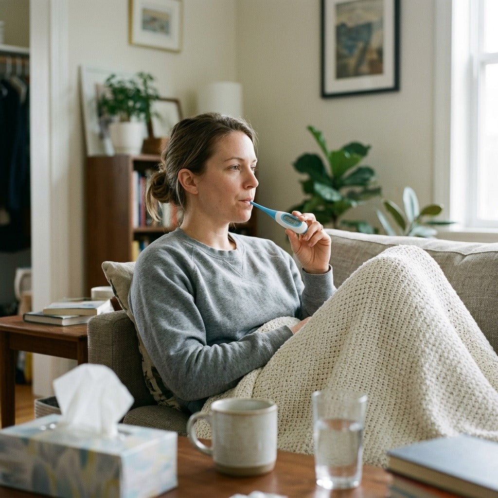 Electronic Oral and Armpit Thermometer - in everyday life