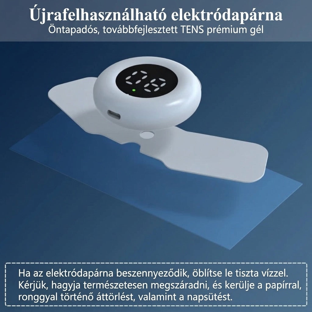 EMS TENS testmasszírozó vörösfénnyel