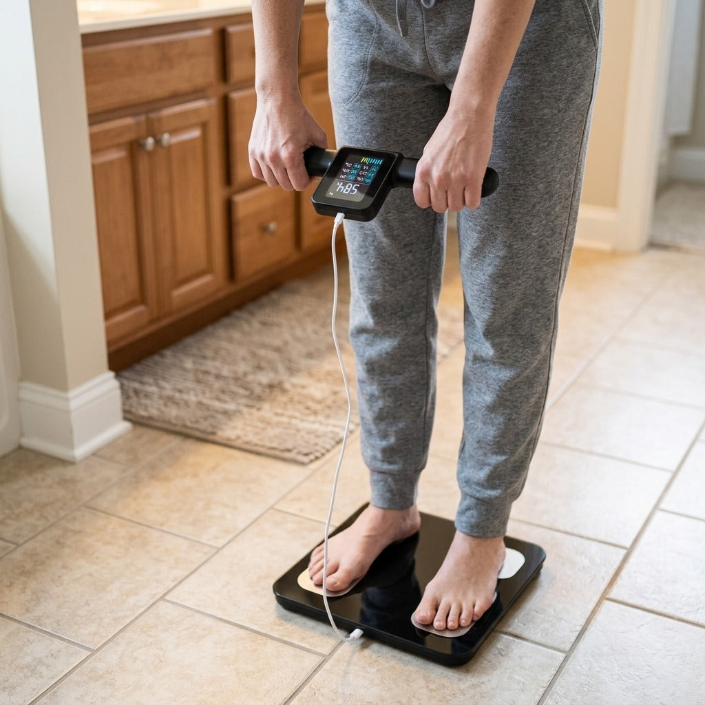 Medwell Body Composition Scale - in use