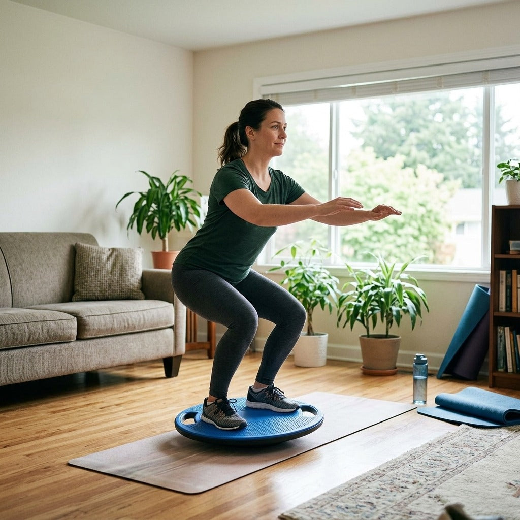 Fitness Balance Board for Home Workouts - in everyday life