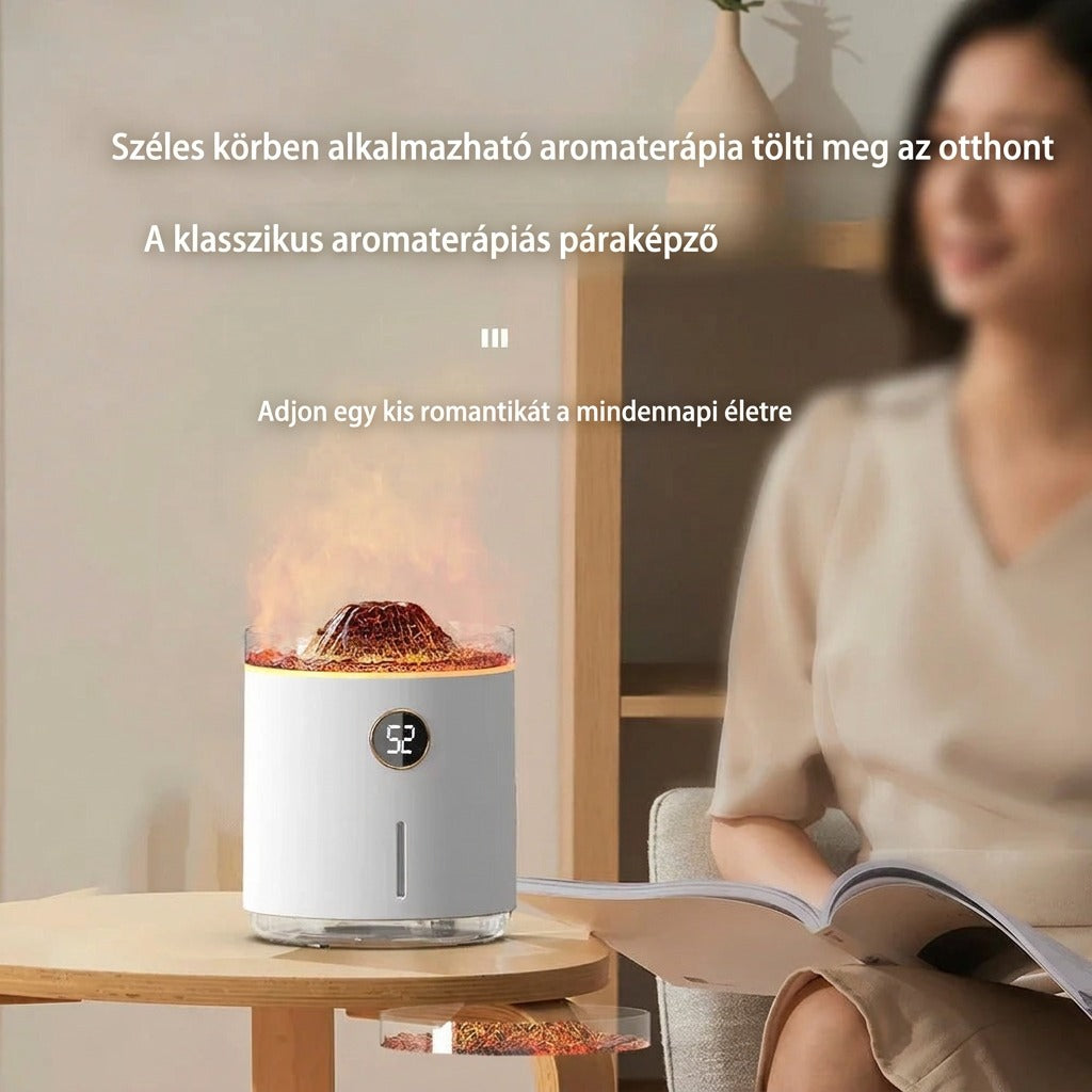 Lánghatású párásító és aromadiffúzor