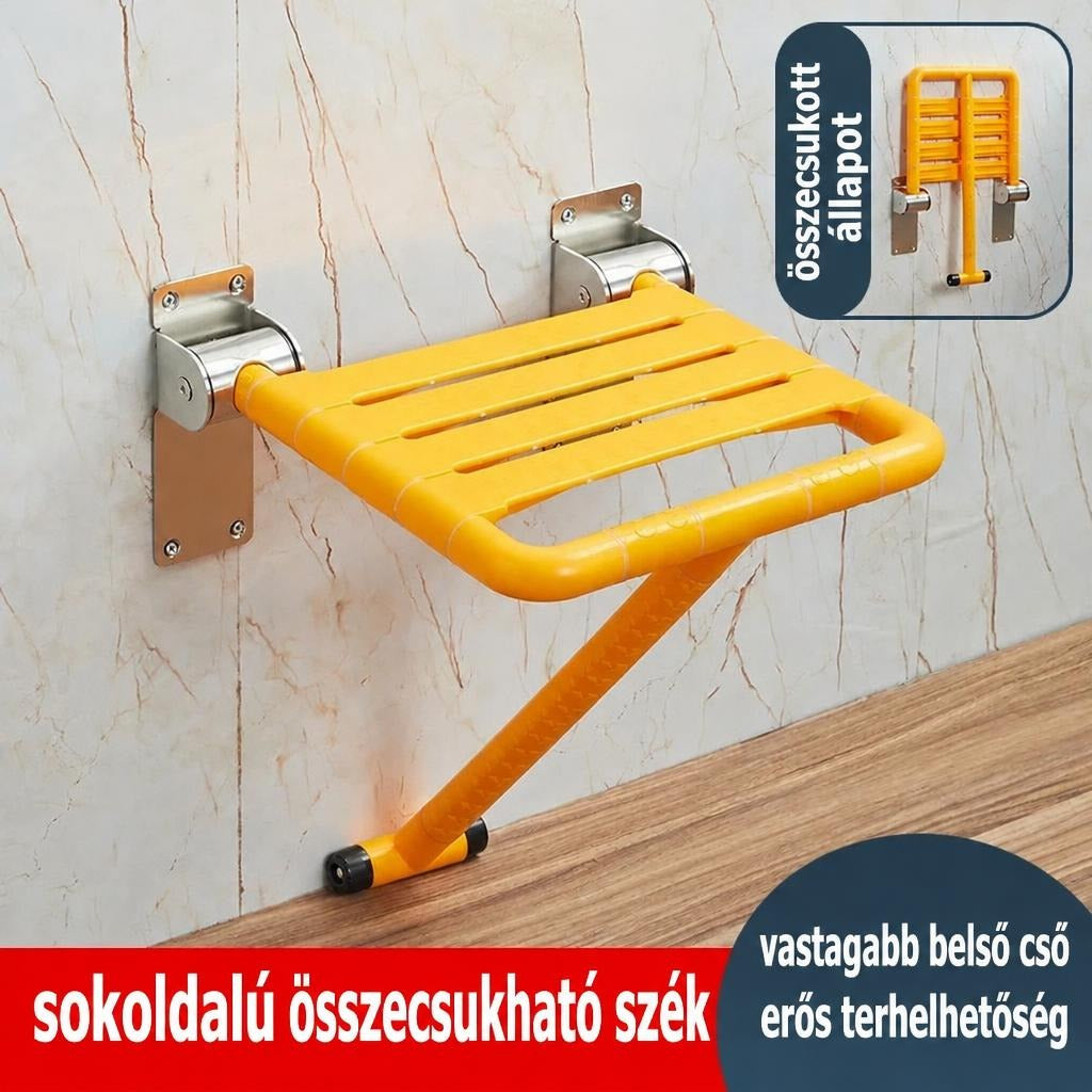 Felcsukható, falra szerelhető zuhanyülőke