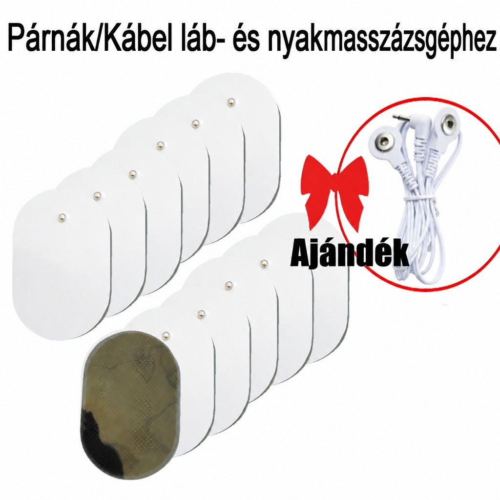 Párnák és nyakmasszázsgéphez kábel csatlakozó ajándékkal