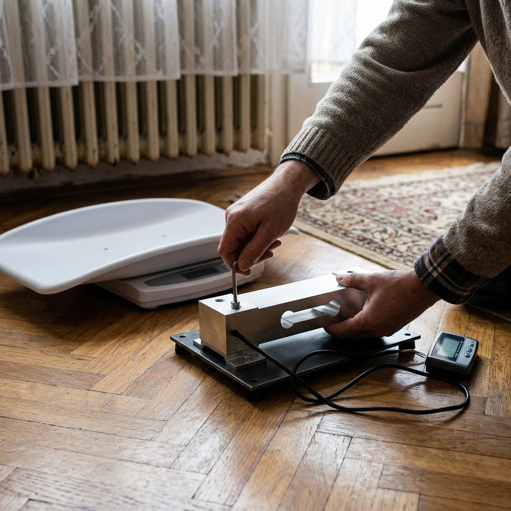 digitális orvosi mérleg babáknak és felnőtteknek, 20/50/100 kg - használat közben