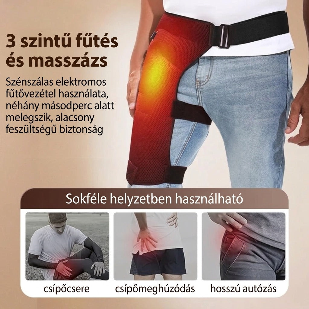 Melegítő csípőpánt vibrációs masszírozóval