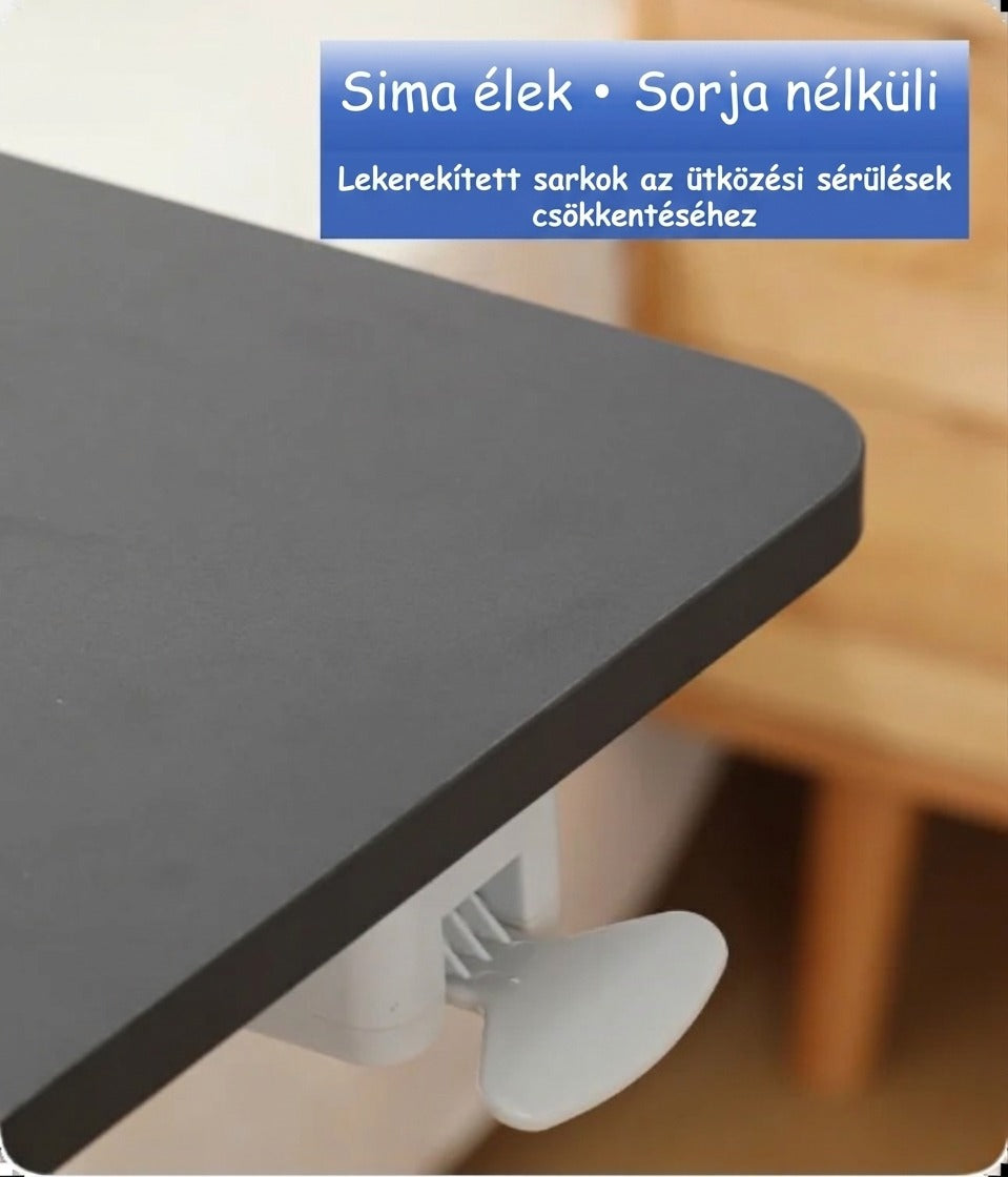 Állítható magasságú ágyasztal kerekekkel