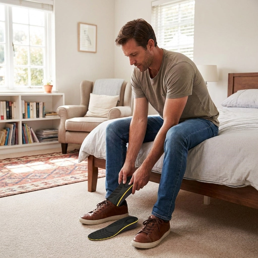 Height-Increasing Shoe Insoles - at home