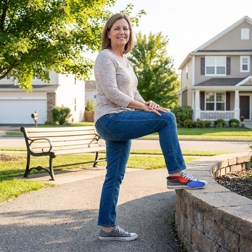High Arch Support Orthotic Insoles - in everyday life