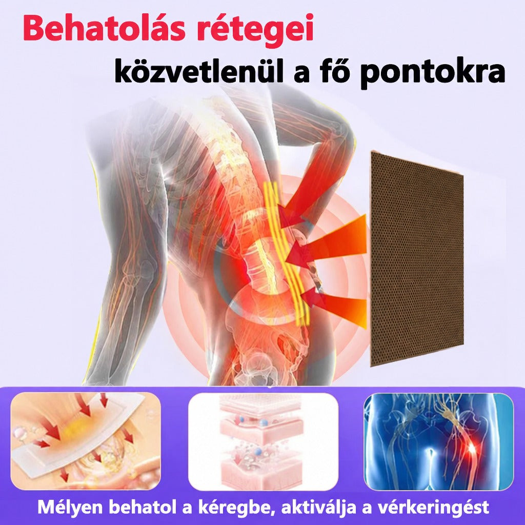 Csípőápoló tapasz elektromos melegítő funkcióval