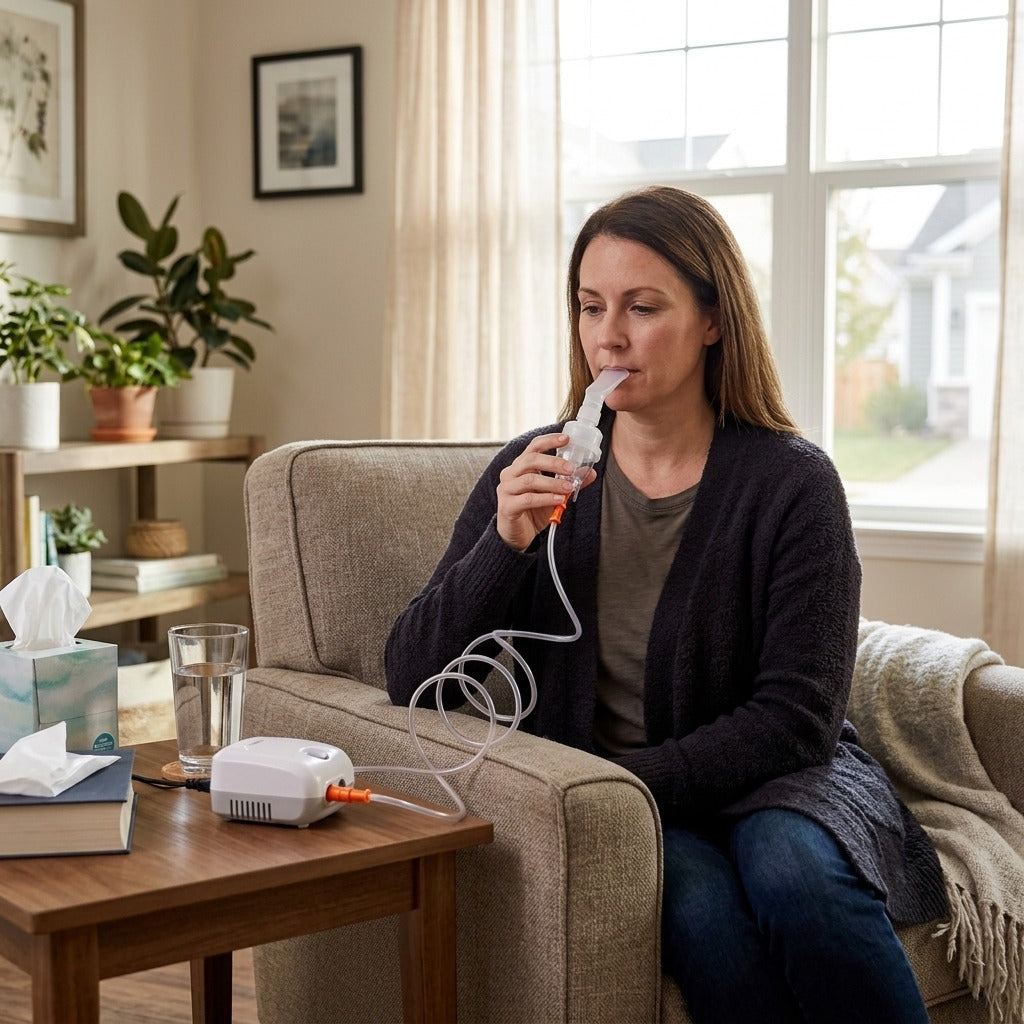 Household Nebulizer Accessory Set for Kids and Adults - at home
