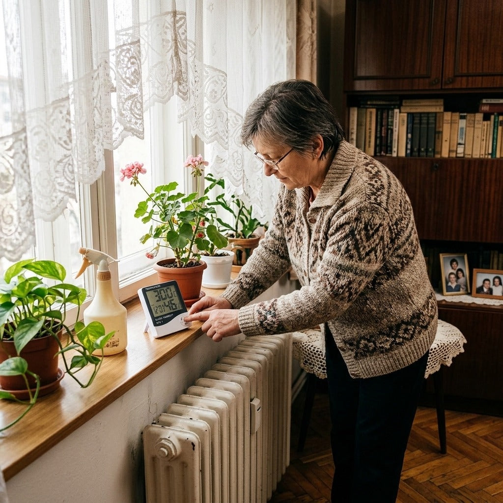 beltéri és kültéri hőmérő-páramérő - otthon